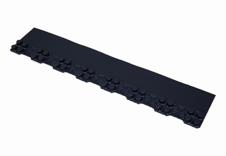Purmo Übergangselement noppjet light 905x180mm, schwarz