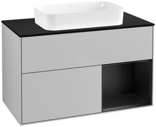 V&B WT-Unterschrank Wandbel. Finion 100x60,3 cm, Reg re bla m Lac, lig Gr m