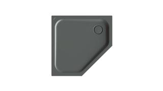 Duschwanne BetteCaro 7189 90x90x3,5cm, Glasur, smoke