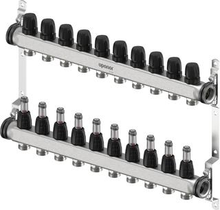 Uponor Vario S Verteilerbalken FM 10xG3/4 Euro - G1