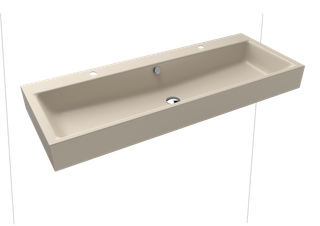 Kaldewei Wand-Doppel-WT PURO 3167-D 120x46, 2x1 HL, verchr., P-E, w. bg20
