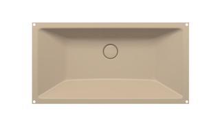 Unterbau-Waschtisch BetteComodo A231 74x38,6cm, bahamabeige