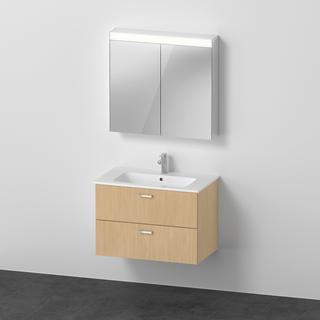 Duravit Möbel-Set XBase 83cm, Eiche natur