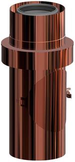 ATEC Kontroll-Rohr PolyTop DN 80/125, m Zuluftansau., ES, Kupf.