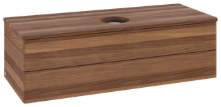 V&B WT-Unterschrank o. F-Struktur Antao 120x36x50cm, WBP-farbe w. wal, w. walnut