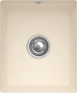 V&B Unterbauspüle Subway 45 SU m Abl.garn, Exzenter, ivory CeramicPlus