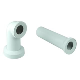 GROHE WC-Ablaufbogen Bau Keramik 6-10,5cm, hor./vert., Länge einstellbar