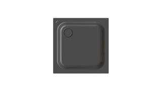 Duschwanne BetteSupra 5820 80x80x6,5cm, Glasur, raven