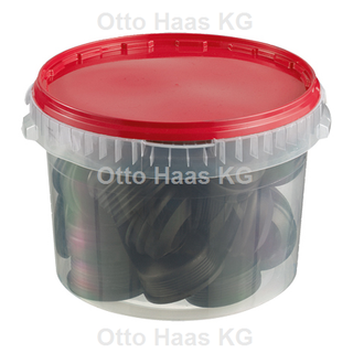 HAAS HT-Gummi-Nippel-Sortiment rot, 30 Stück