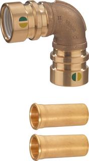 Winkel-Kupplungsset 90G VIEGA DN25 PE-PE