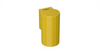 HEWI Abfallbehälter 477 330x210mm, m Klappd., Haftetike., se-ge