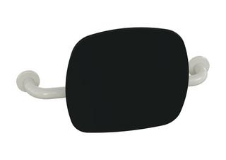HEWI Rückenstütze 801 Wandabst. 150mm, Lehne sw, lichtgrau