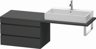 Duravit WT-Unterschrank DuraStyle 80x54,8cm, graph ma, f Kons, 2 Schub.
