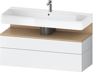 Duravit Waschtisch-Unterschrank Qatego 119x47x59cm, E na/we m, 1 Kast, 1 Ausz.