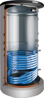 BOSCH Solar-Pufferspeicher Stora BS 1300-6 ER 1 B, 1300 l, Sol-WTA, silb.