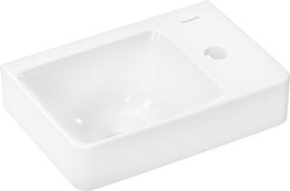 hansgrohe Handwaschbecken Xelu Q 360x250mm, m Hahnl., o. ÜL, Abl. re, we.