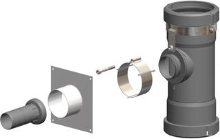 ATEC Feuerstättenanschluss PolyTop DN 160, DN 60/100