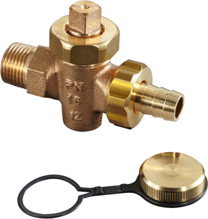 Oventrop KFE-Hahn Schwermodell DN 20, AG, PN 16, SV u Kappe, RG