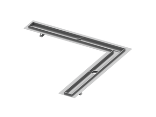 TECE Winkelrinne TECEdrainline 900x900mm, 90Grad, mit Dichtband