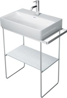 Duravit Metallkonsole DuraSquare 66,5x38cm, bodenstehend, chrom