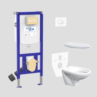Sanit WC-Pack INEO PLUS 1120/450mm, Set m WWC, Sitz + Pl.