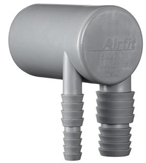 Airfit Doppel-Anschlusswinkel DN 40, d 8,1-11,8mm und d= 14,5-20,3, PP