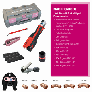 IBP >B<MaxiPro zöllig Starterpaket MAXIPRO PROMO5EU inklusive Pressmaschine