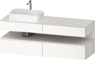 Duravit Waschtisch-Unterschrank Qatego 160x55x60cm, w m, Pl, Beck. li, Nischenb