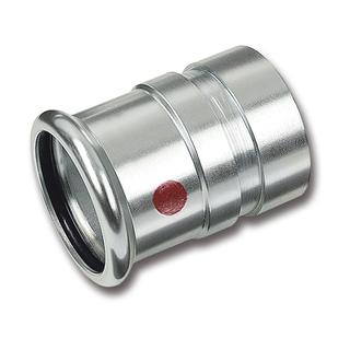 SANHA Übergangsnippel Therm 24250 88,9 x 88,9 mm, Außenpressende/Nut