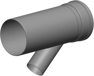 ATEC Abzweig PolyTop DN 250x125x250, 42Grad