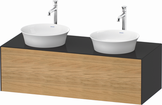 Duravit WT-Unterschrank White Tulip 130x55cm, 1 AZ, E Nat gra g, N mi/o Be