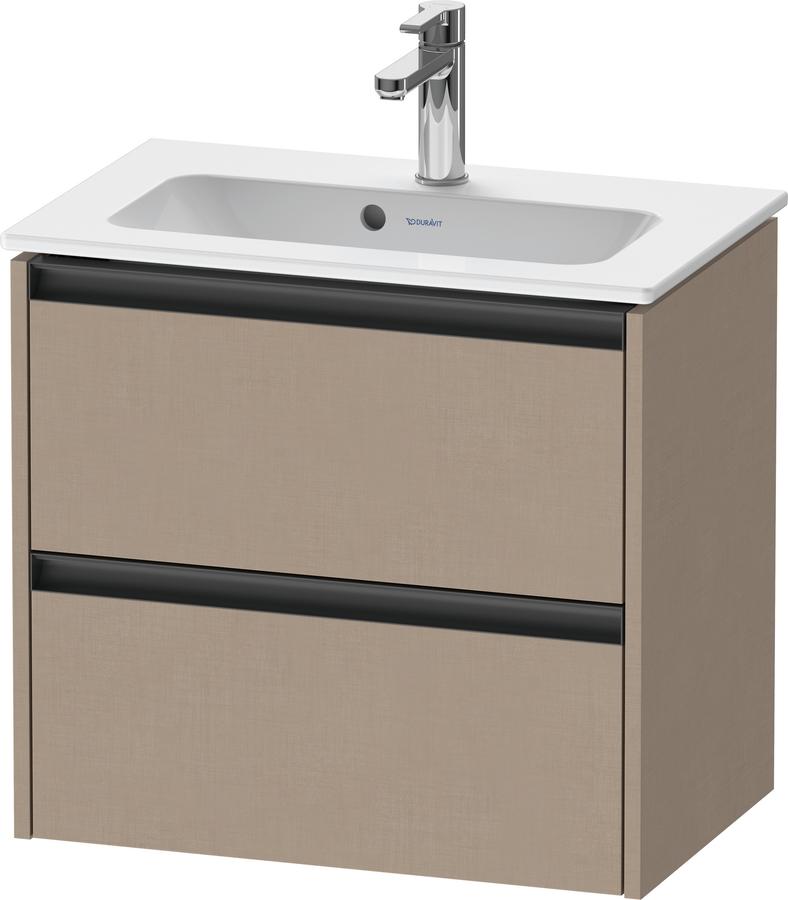 Artikelbild 1 des Artikels „Duravit WT-Unterschrank Ketho.2 Compact 61x39cm, lei, 2 Schubkästen, wandhängend 61 x 39 cm | leinen“