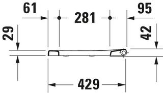 Duravit WC-Sitz Foster mit Absenkautomatik, weiß