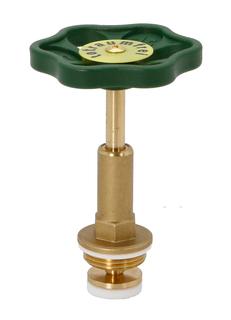 Schlösser Freistromventil-Oberteil 1816 DN 15, G 1/2, PTFE, MS, steig. Spindel