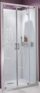 Kinedo Kinemagic Design F120x80Nische Mix 2Schwenktüren Thermostat Mattglas