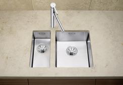 Blanco Becken CLARON 340-U 38x44cm, ES sgl, o. Ablauffernbedienung