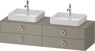 Duravit WT-Unterschrank White Tulip 160x55cm, st-g m, Ei R/mit Beleuchtung