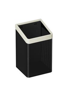 HEWI Papierhandtuchkorb 477 Lochblech sw, umbra, für 60 l Beutel