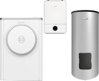 BOSCH Luftwärmepumpen-Paket BOPA CS746 CS7400iAW7OR-S, AWE9, WH 290 LP1 B, INPA
