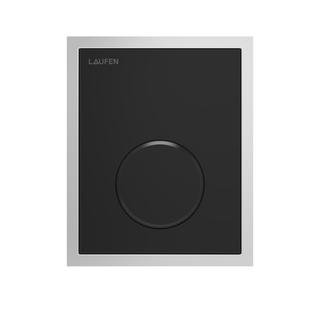 Laufen Urinal-Betät.-Platte AU108 INEO 10,7x13,2cm, flächenb., a Glas, schwarz