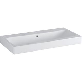 Geberit Waschtisch iCon 90x48,5cm, we., o. Hahnl., mit Überlauf