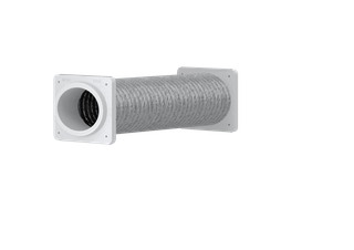STIEBEL Luftschlauch LSWP 315-2 SG Set 2 m, fl, g, m Adapter