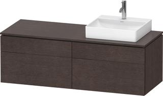 Duravit Waschtisch-Unterschrank L-Cube 142x55x48,2cm, 2 SBK, wd, An R, E d geb.
