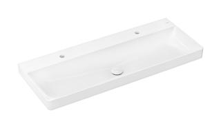 hansgrohe Waschtisch Xelu Q 1200x480mm, m 2 HL, o. ÜL, SC, weiß