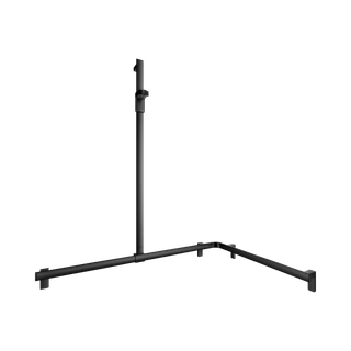 Keuco Duschhandlauf AXESS Care 1150x850x1301mm, sw ma, m Br.-Stange, li