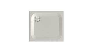 Duschwanne BetteUltra 8750 90x80x2,5cm, Gl, Mini-Wannenträger, flax