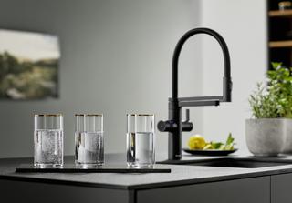 Blanco SPT-EHM EVOL-S Pro Soda HD, Systemarmatur, schwarz matt