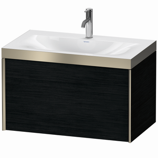 Duravit WT-Unterschrank c-bonded XViu 80x48cm, 1 AZ, 1 HL, C m, Rah. P, Ei sw