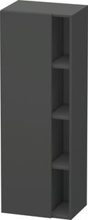 Duravit Hochschrank DuraStyle 50x36x140cm, Tür links, graphit matt