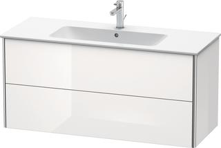Duravit Waschtisch-Unterschrank XSquare 121x47,8cm, we hgl, 2 Schubk., wandh